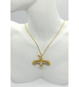 Golden Phoenix Kolye