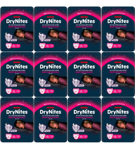 Drynites Emici Gece Külodu/Külot Bez Kız 13+ Yaş (48-60KG) X Large 240 Adet Mega Pk (12PK*20)