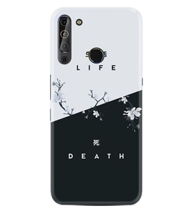 Casper Via X20 Kılıf Resimli Desenli Baskılı Silikon Kılıf Life and Death 1339