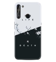 Casper Via X20 Kılıf Resimli Desenli Baskılı Silikon Kılıf Life and Death 1339
