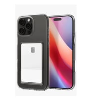 Apple İphone 16 Pro Max Kılıf Kart Şeffaf Silikon - Şeffaf