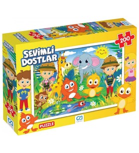Sevimli Dostlar Puzzle 200 Parça