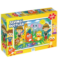 Sevimli Dostlar Puzzle 200 Parça