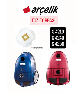 Arçelik S 4250 Elektrik Süpürgesi Toz Torbası 10 Adet