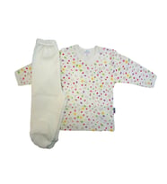 Sema Baby Bebek Pijama Takımı 0-3 Ay - Krem