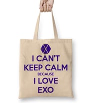 Exo i Cant Keep Calm Bez Çanta Uzun Saplı