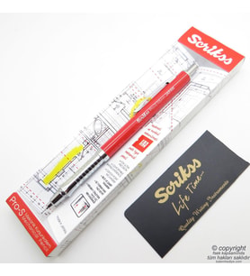 Scrikss PRO-S 0.5mm Kırmızı  İsme Özel Kalem (Karışık)