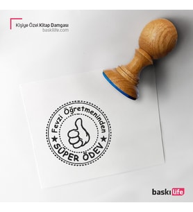 Kişiye Özel Kitap Damgası Kitap Mührü Kaşe Kitap Mühür Özel Damga 267