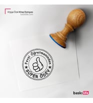Kişiye Özel Kitap Damgası Kitap Mührü Kaşe Kitap Mühür Özel Damga 267