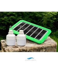 Panther Pt-S600 Şarjlı Solar Kamp Seti (Beyaz)