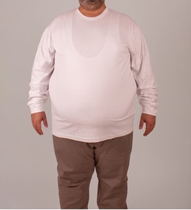 Boldman Büyük Beden Erkek Battal Düz Beyaz %100 Pamuklu Bisiklet Yaka Sweatshirt