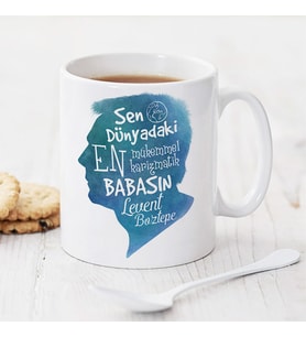 Kişiye Özel Dünyanın En İyi Babası Kupa Bardak