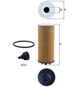 MAHLE OX1238D Yag Filtresi 11428593186