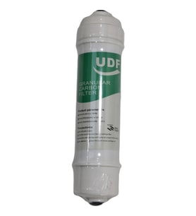 Waterone Su Arıtma Cihazı Için Kapalı Kasa Inline Gac Filtre (Beyaz)