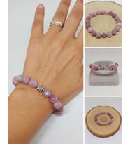 Sirius Serisi Madagaskar Pembe Kuvars Taşı 10mm Unisex Bileklik (52928)