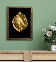 BK Gift Otel Odası Konseptli Doğal Masif Ahşap Çerçeveli Tablo 30x40cm-115