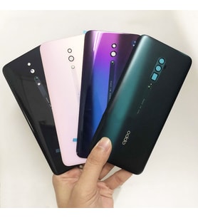 Oppo Reno Arka Batarya Kapağı (Beyaz - Beyaz)