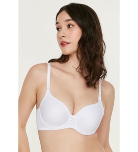 Basic Eco Line Desteksiz Boş Kap Sütyen  Beyaz 1720