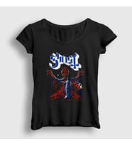 Presmono Kadın Siyah Chile Ghost T-Shirt 51702tt
