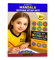 Çocuklar İçin Mandala Boyama Kitap Seti (2 Kitap)