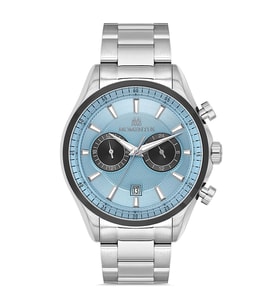 MOMENTUS CC102T-10SS KRONOLU-TAKVİMLİ-WR 10ATM- ÇELİK ERKEK KOL SAATİ