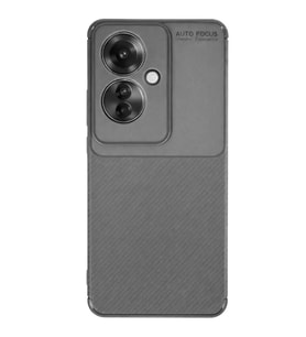 Reno 11F Auto Focus Karbon Kapak - Gri