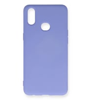 Northcity Samsung Galaxy A10S Uyumlu Kılıf Nano içi Kadife Silikon - Lila