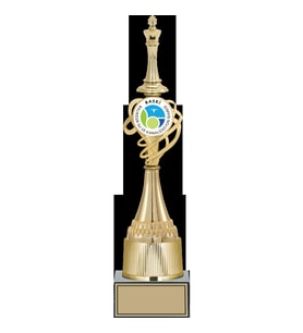 ODAK KUPA - Figürlü Kupalar - Satranç Figürlü Kupalar FG-036 A - 40 cm