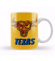 Texas Vintage Retro Rainbow Style Kupa Bardak Porselen