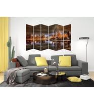 GÖL AĞAÇLIK DAĞ MANZARASI MDF TABLO-3196 MODEL-B