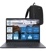 Asus Expertbook B5 B5405CCA-U716512B1D Intel® Core™ Ultra 7 255H Aı 80GB Ddr5 256GB SSD Intel® Arc™ Graphics 14"inç Wuxga (1920X1200) IPS 300NITS Freedos Taşınabilir Bilgisayar B5405CCAF21+ZETTAÇANTA
