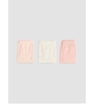 LCW Kids Ekru Çiçekli Kız Çocuk Boxer 3'lü