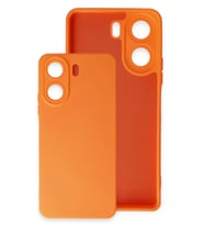 ERTAN Redmi 13C Kılıf Nano içi Kadife Silikon - Turuncu