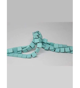 Hematit Taşı Çift Delikli YARIM Dizi (17520) (18cm Uzunluğundadır)