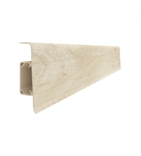 Esquero Kablo Kanallı PVC Süpürgelik 250 cm, Açılabilir Kapaklı, İşlenmemiş Meşe, ESQ606
