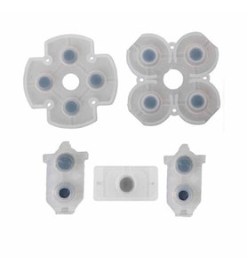 PS4 Kol Tamir 030 040 050 055 İç Lastik Takımı Silikon PS4 Yedek Parça Rubber Pad (Beyaz)