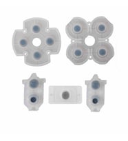 PS4 Kol Tamir 030 040 050 055 İç Lastik Takımı Silikon PS4 Yedek Parça Rubber Pad (Beyaz)