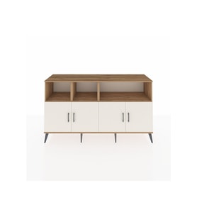 Kronos Konsol 6 Raflı 4 Kapaklı 176x59x99 Çam-Aytaşı/Çam