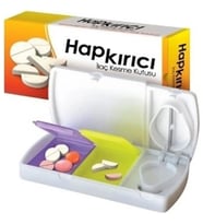 Hapix İlaç Kesme Kutusu Pratik Kullanım İçin Tasarlanmış 10 cm Yükseklik 10 cm Derinlik