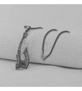 Viking İskandinav Savaşcı Baltası  925 Ayar Gümüş Erkek Kolyesi