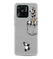 Xiaomi Redmi Note 7 8 9 Pro 10 2022 10 Pro 10S Kılıf Desenli Silikon Pandalar 1798