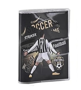MİKRO NT-108 SPORT BOYS PVC KAPAKLI CIRTLI ÇİZGİLİ NOT DEFTERİ