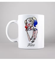 Harley Quinn Tasarımlı Kupa Kişiye Özel