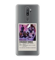 Oppo A5 2020 / A9 2020 Uyumlu Stranger Things Minimalist Poster Desenli Şeffaf Telefon Kılıfı