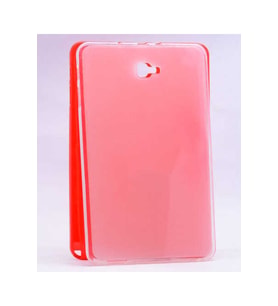 Samsung Galaxy Tab A 10.1 2016 P580 Uyumlu Kılıf Zore Tablet Süper Silikon Kapak (Renksiz)