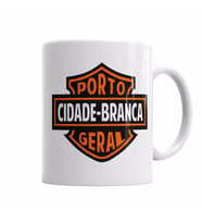 Cidade Branca Motorsiklet Kupa Bardak Porselen