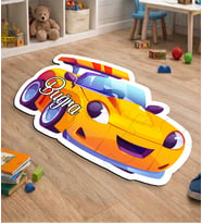 eJOYA Kişiye Özel Araba Tasarımlı Puzzle Keçe Halı 116289