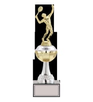 ODAK KUPA - Figürlü Kupalar - Tenis Erkek Figürlü Kupalar FG-045 B - 34 cm
