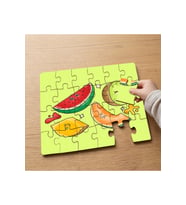 Dilimli Meyveler Tasarımlı 24 Parça Ahşap Çocuk Puzzle MPK0567