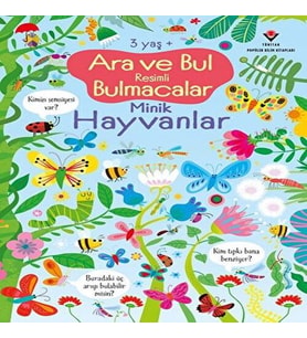 Ara ve Bul li Bulmacalar Minik Hayvanlar